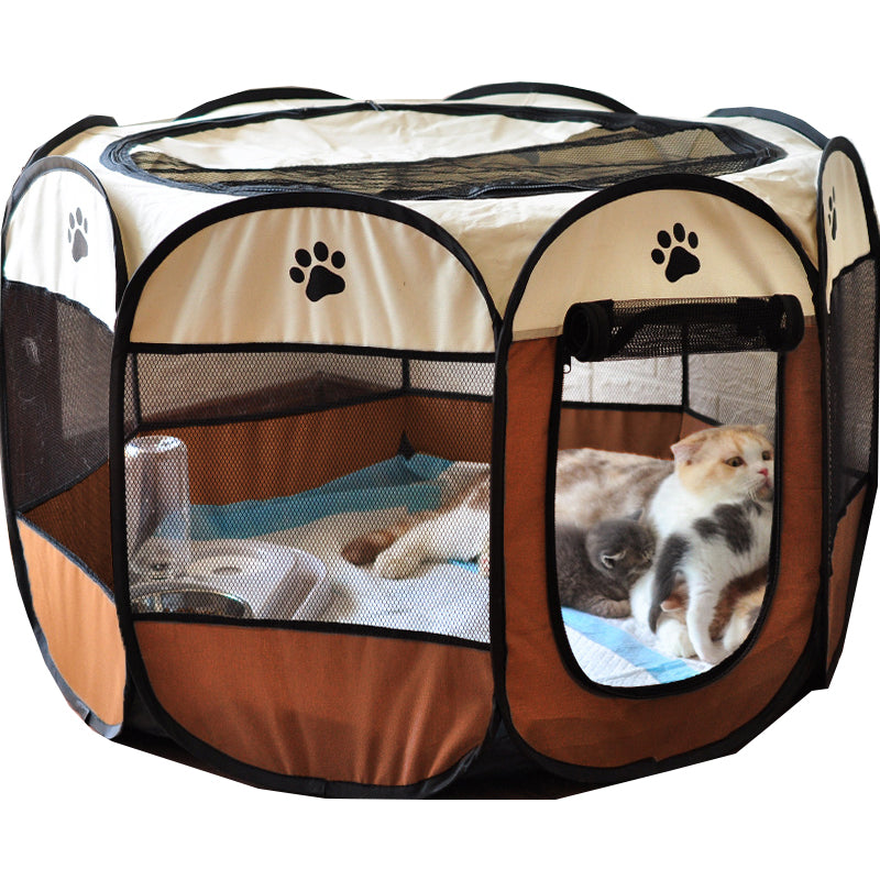 ¡Explora el Corral Plegable de Lujo para tus Mascotas! 🐾 Pantera Tienda